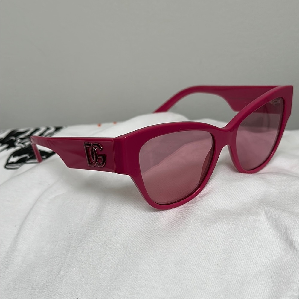Dolce & Gabban pink sunglasses